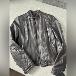 Brown Real Leather Jacket